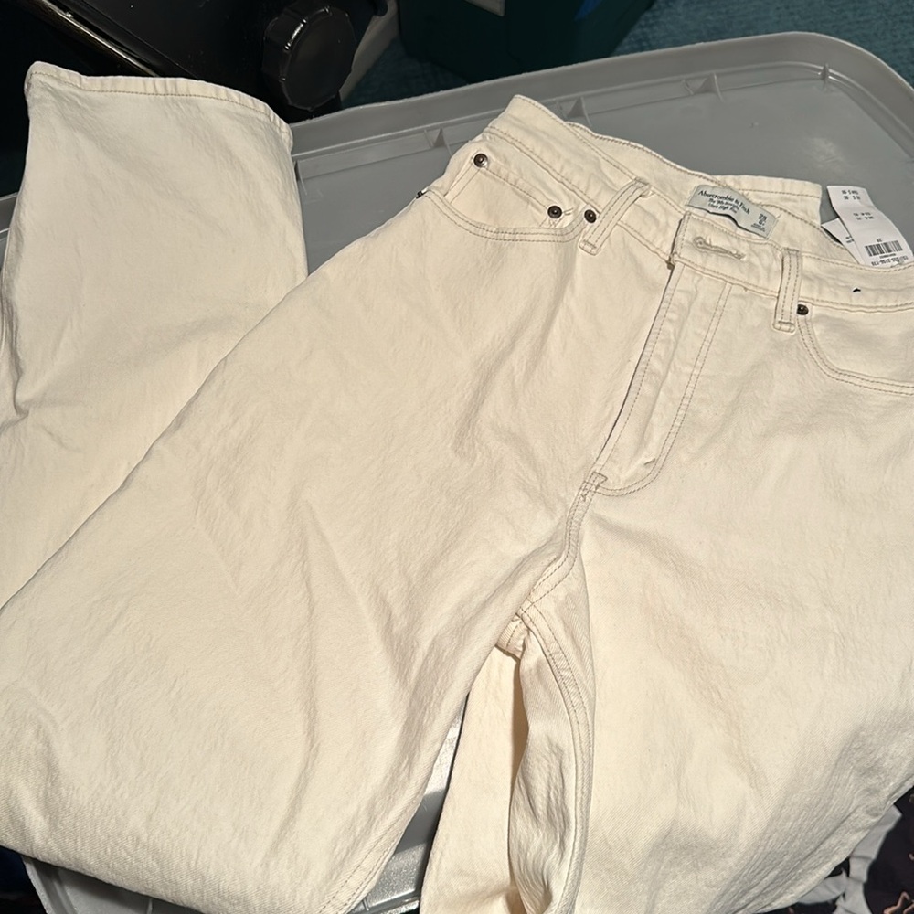90s high rise straight ultra Abercrombie & fitch 6r NWT curve love